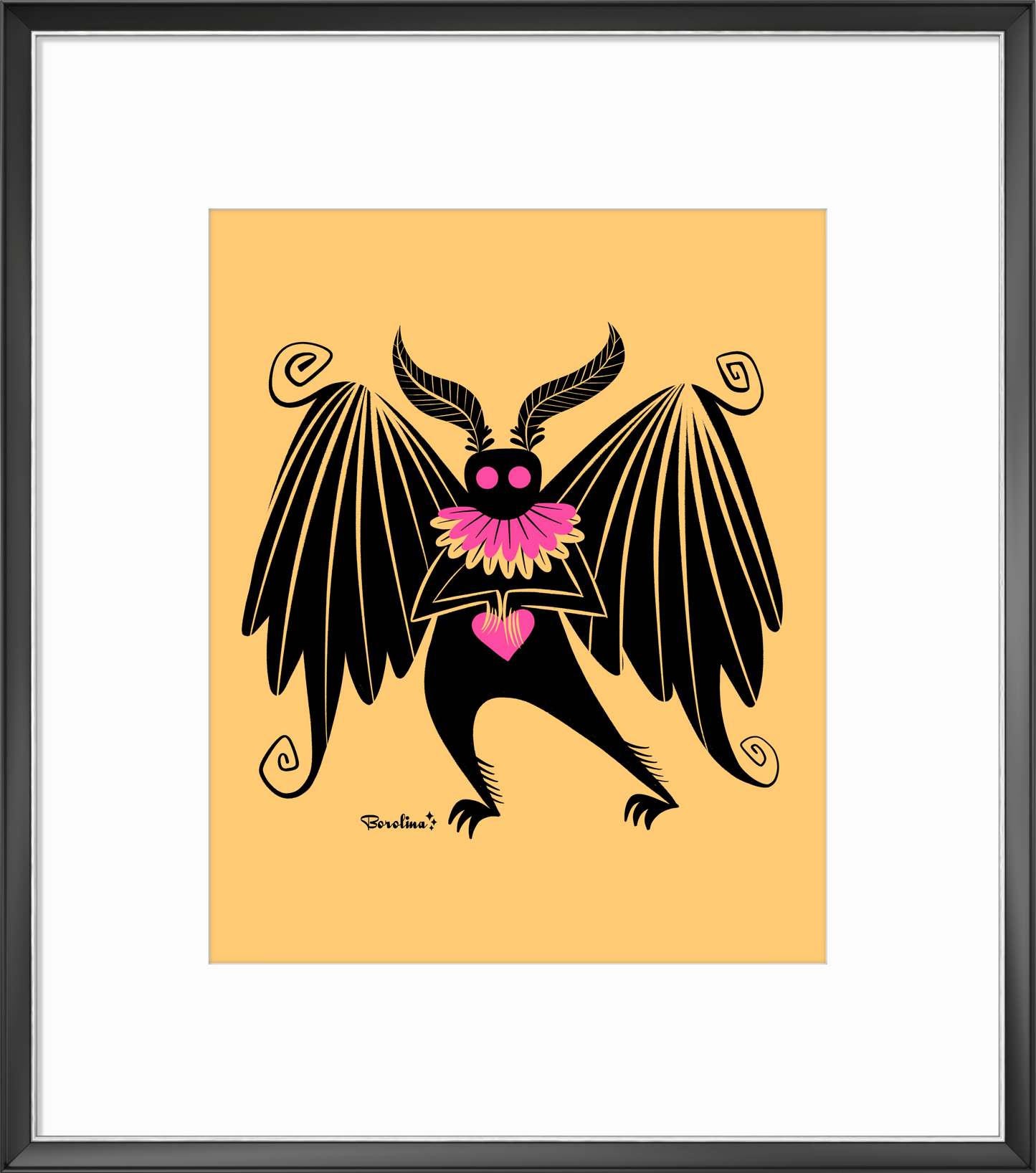Mothman; Rectangular art print
