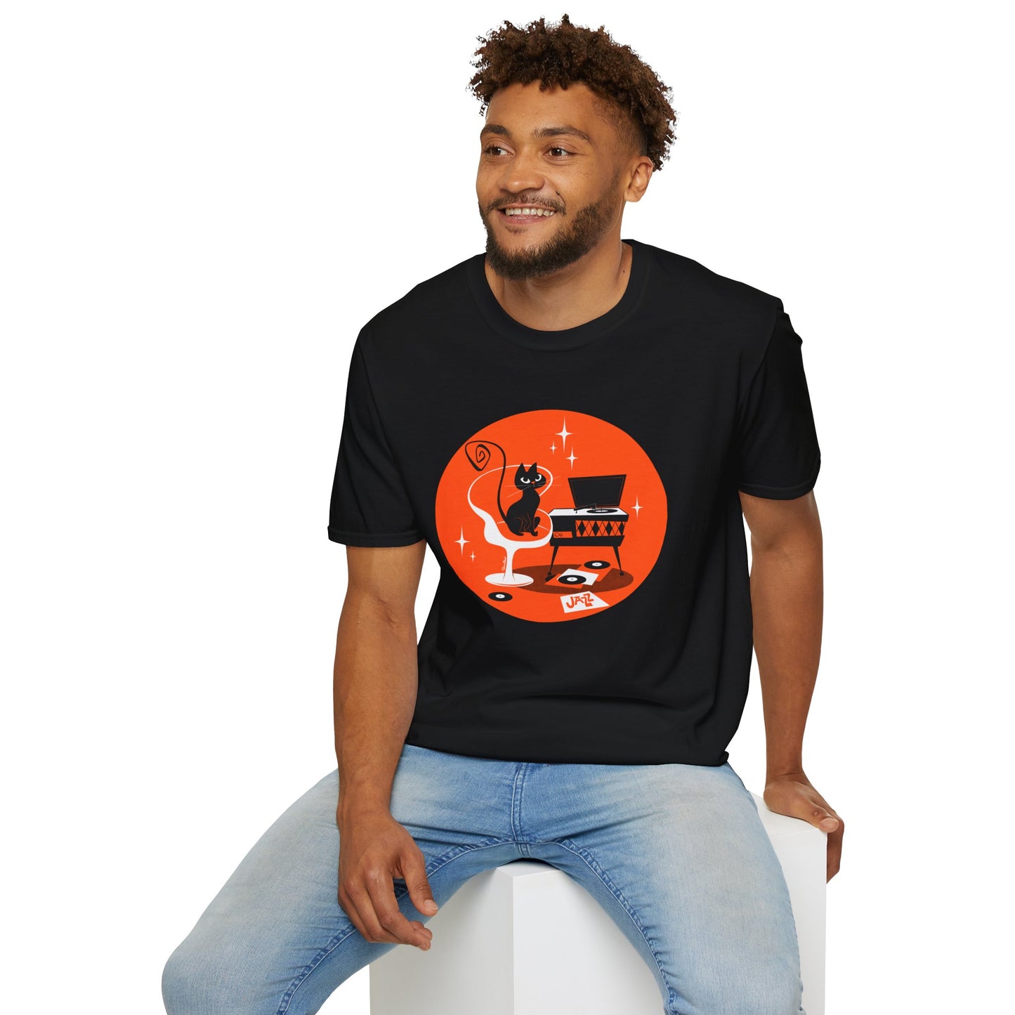 JAZZ CAT retro unisex t-shirt