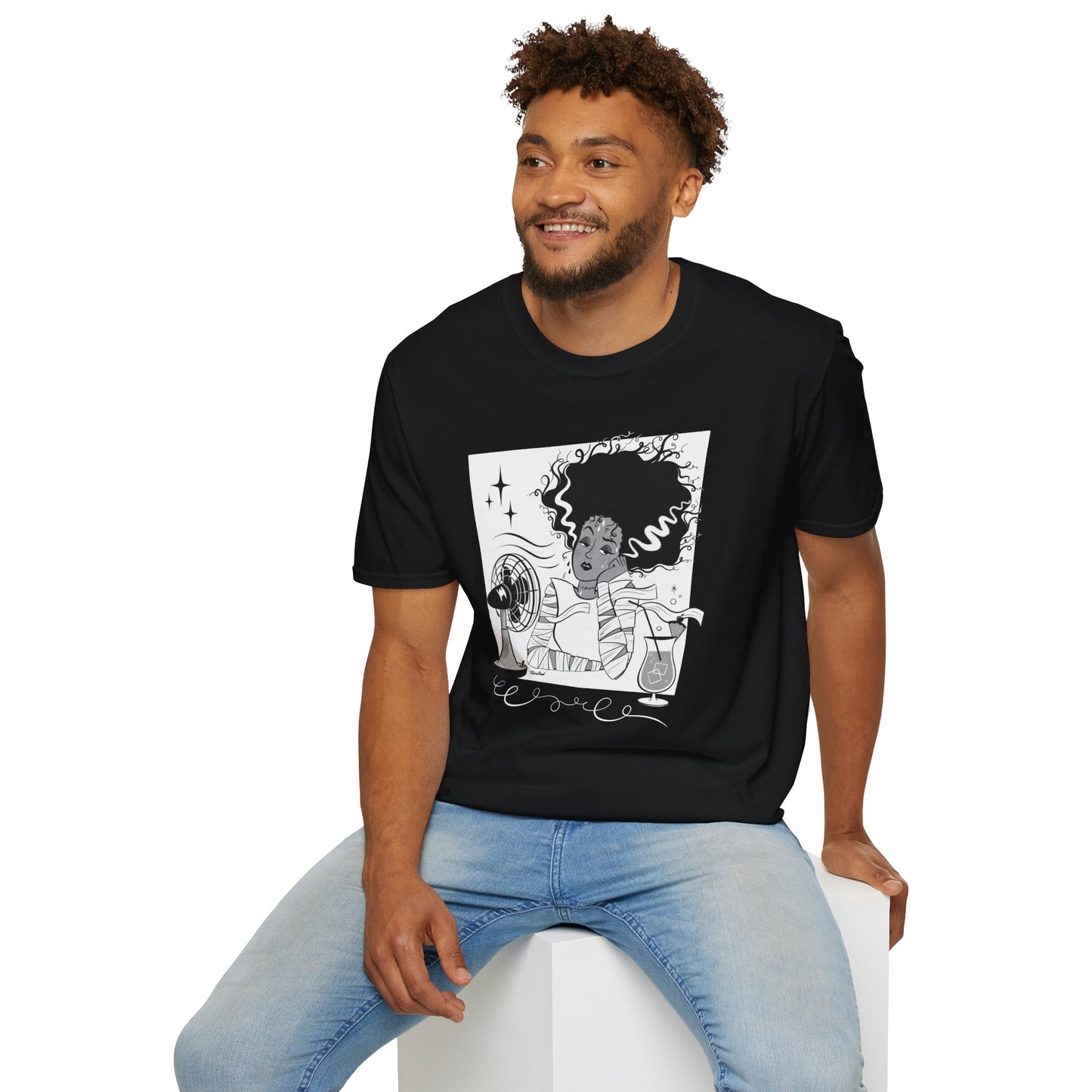 Classic Spooky Bride, black t-shirt