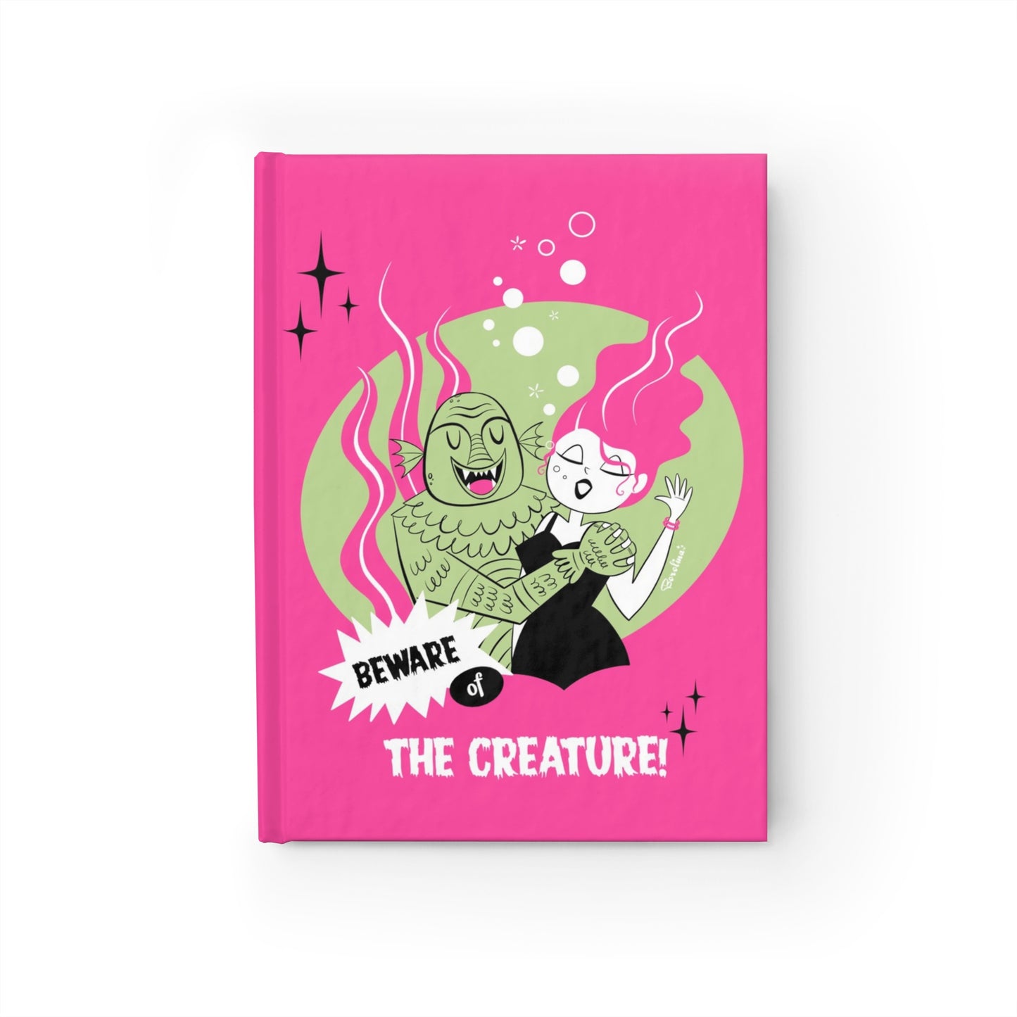 Creature and Pinup girl; Blank Journal