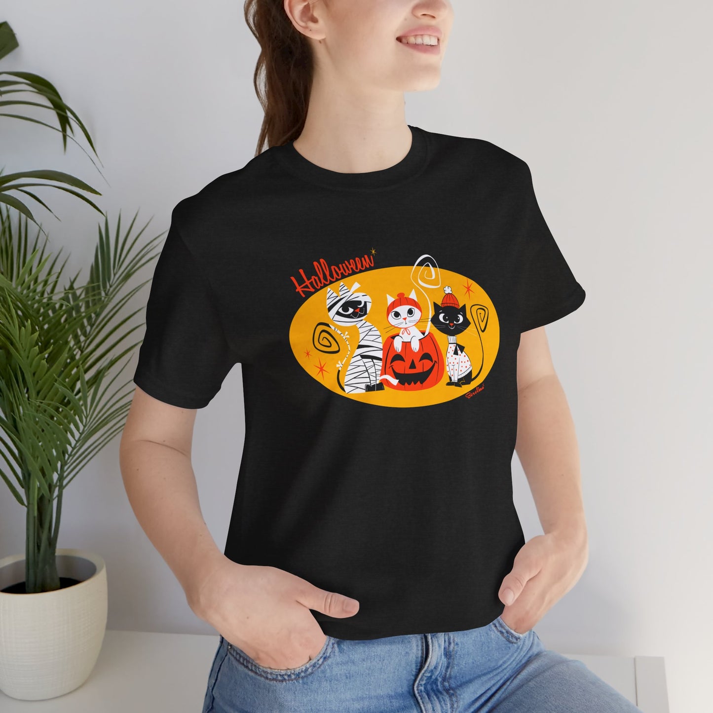 Halloween Cats in costumes, Unisex T-shirt