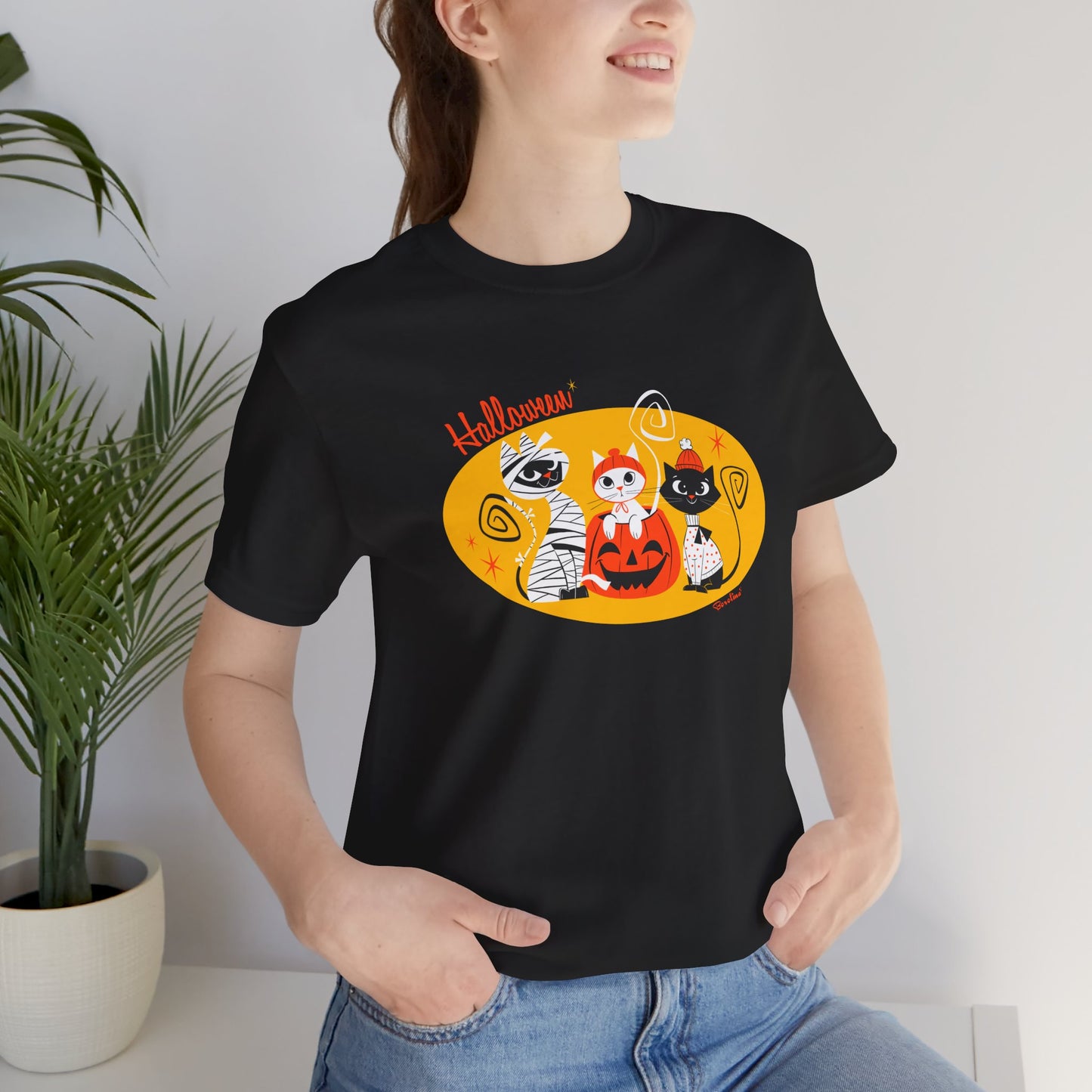 Halloween Cats in costumes, Unisex T-shirt