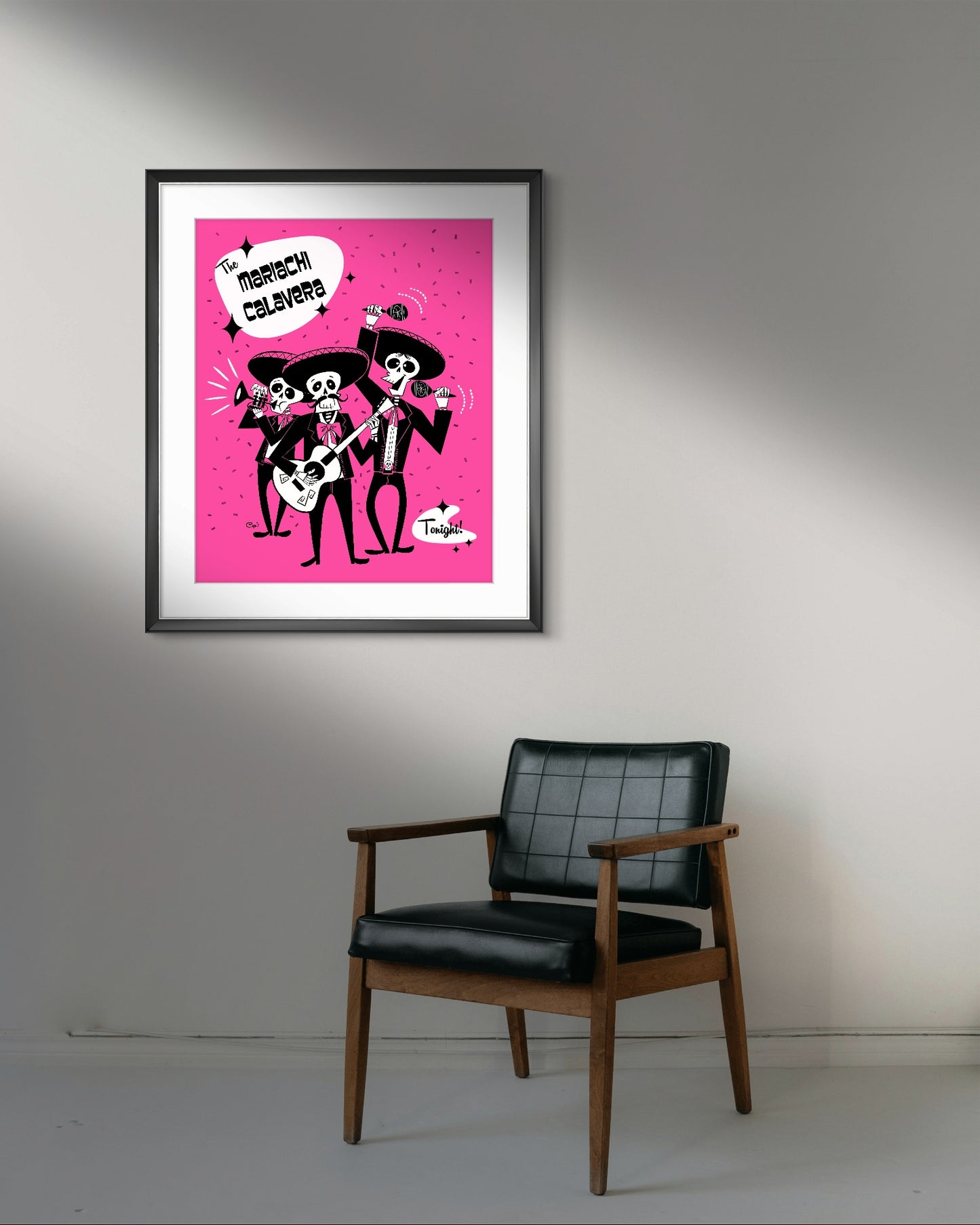 Mariachi Calaveras, rectangular poster