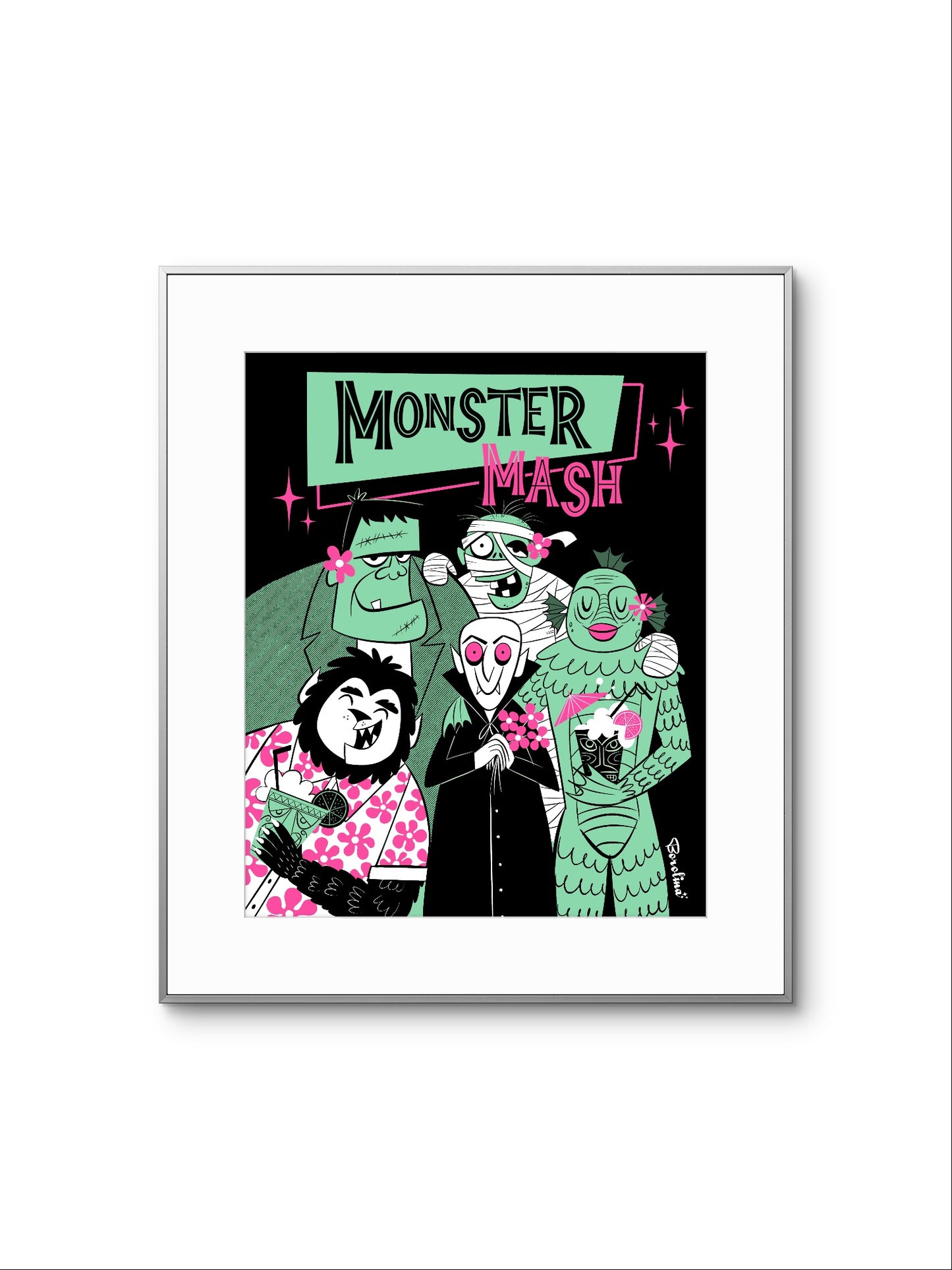 Classic Monsters Poster