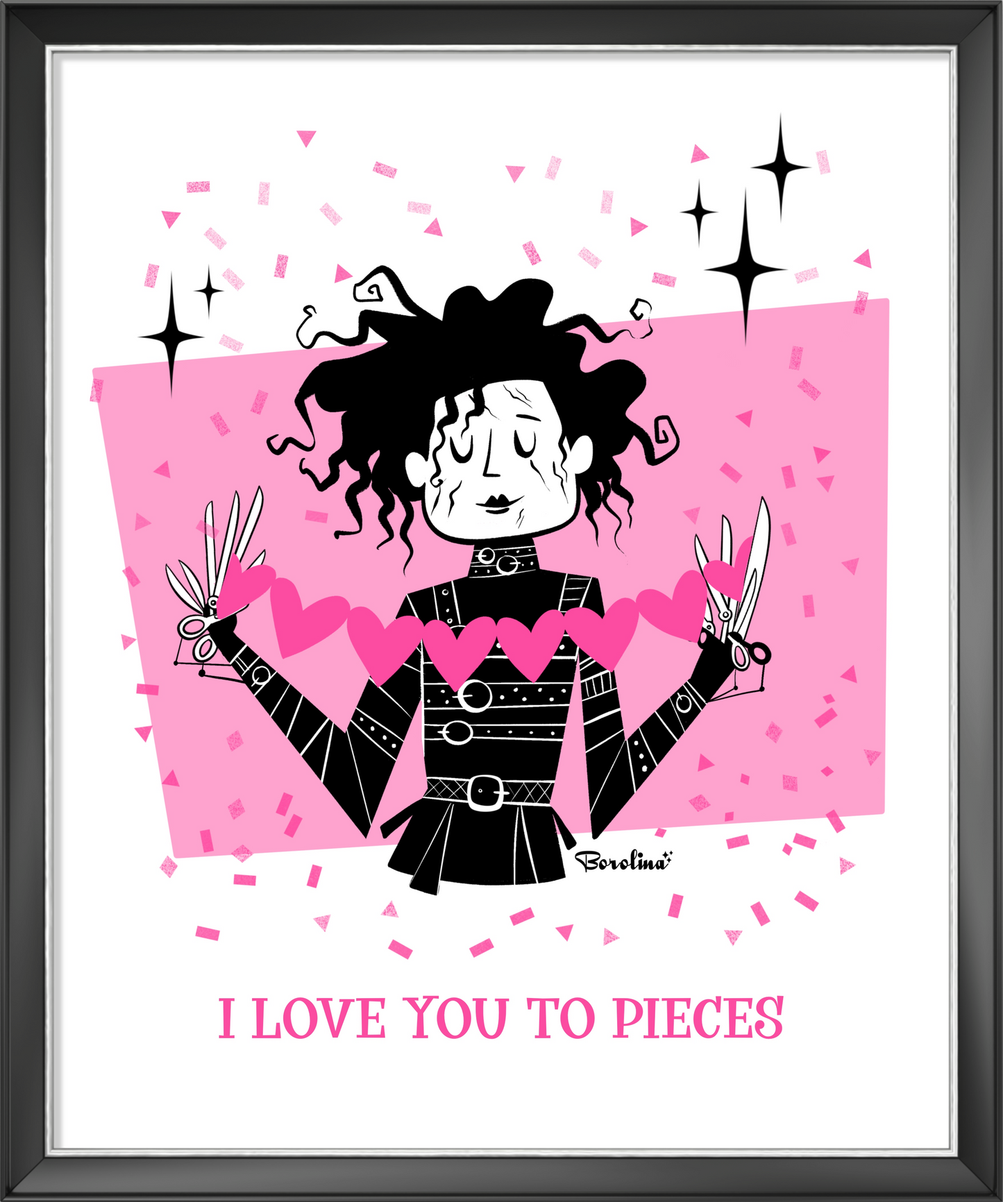 Edward, rectangular print