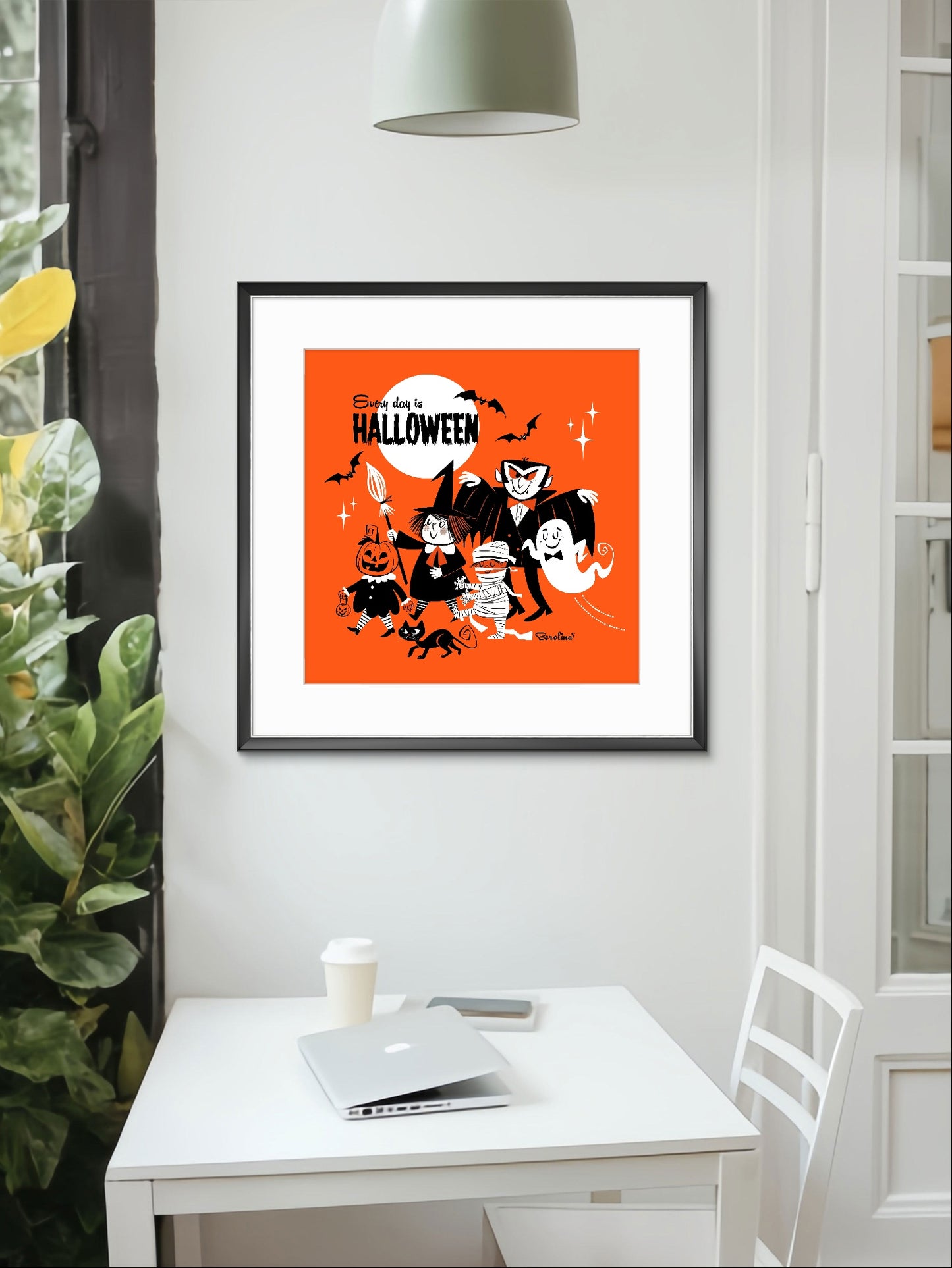 Halloween Parade, square art print