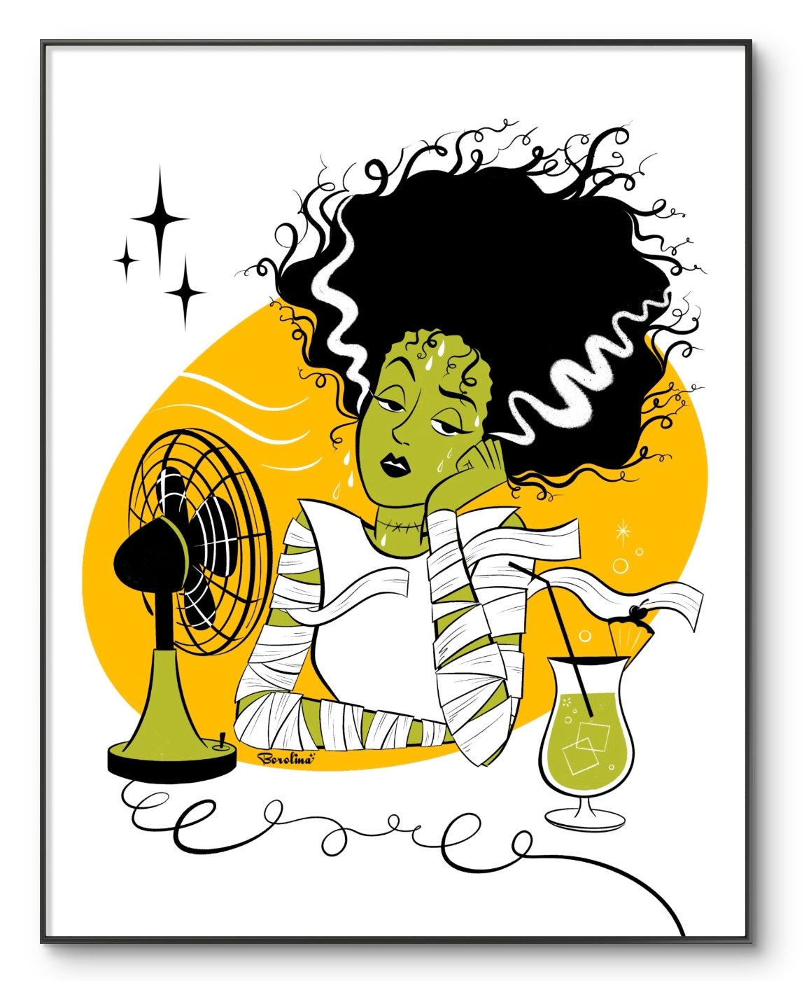 Spooky Bride, rectangular poster