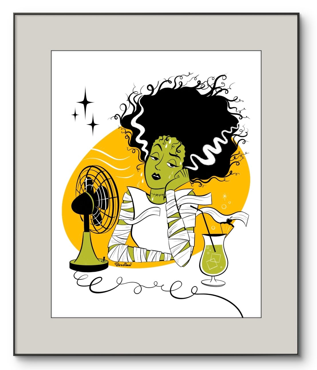 Spooky Bride, rectangular poster
