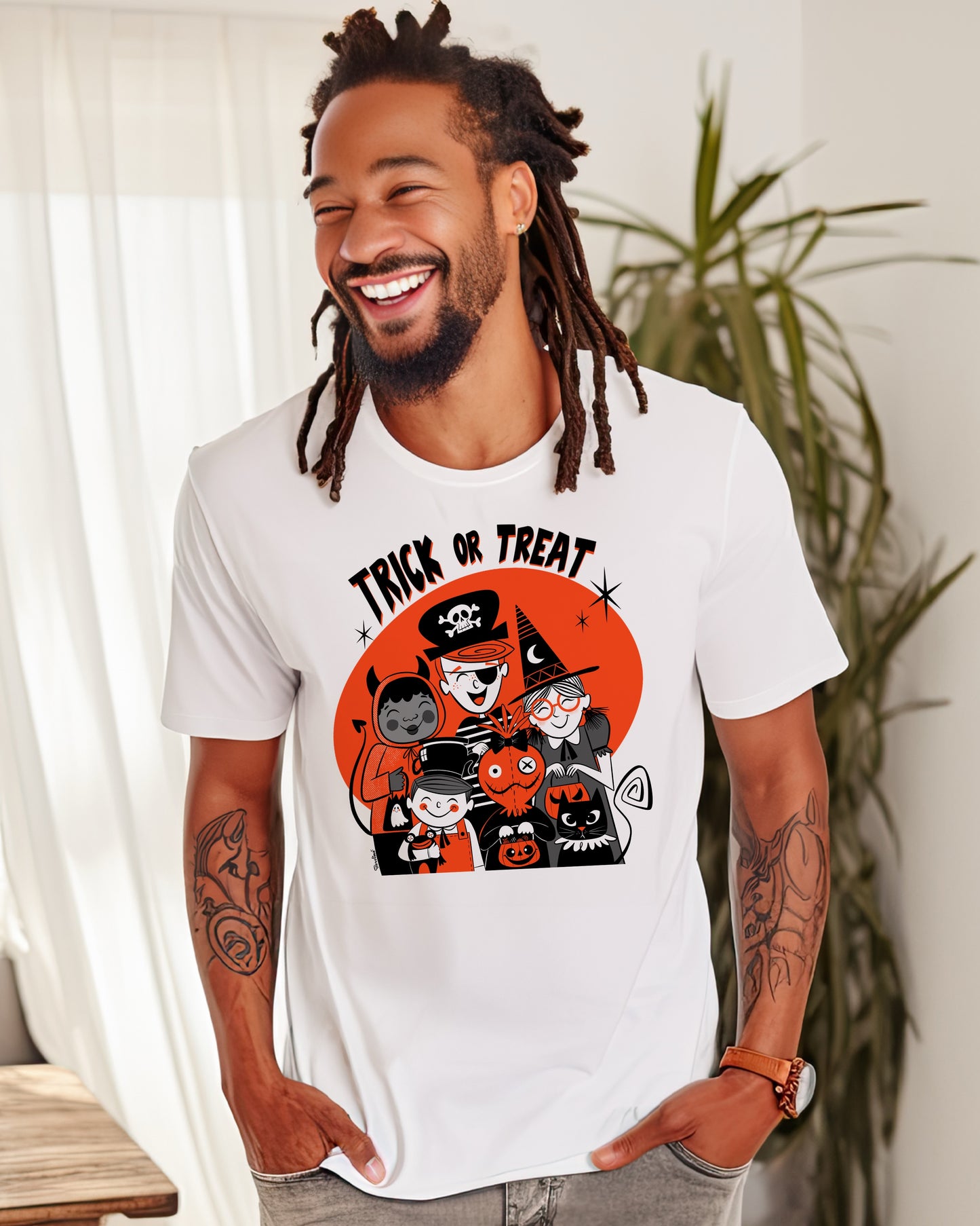 Trick or Treat group, unisex t-shirt