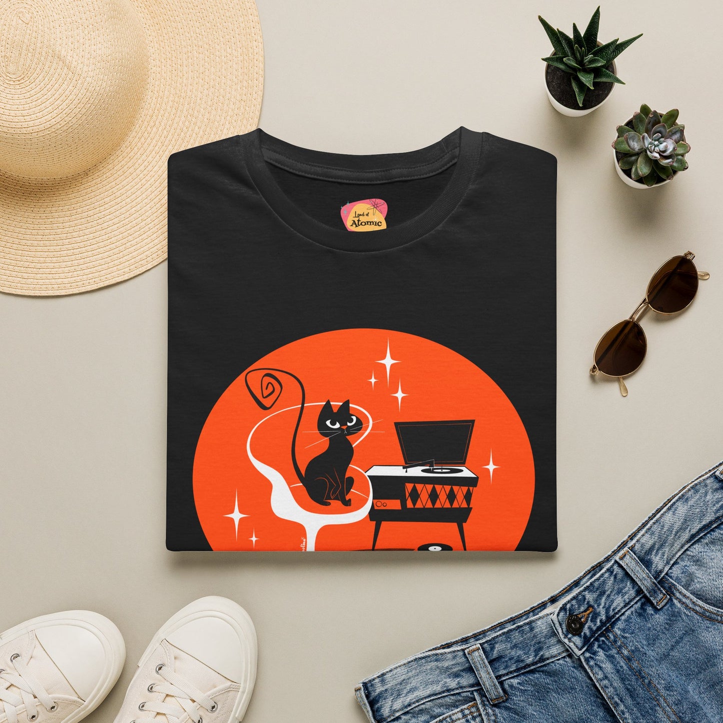 JAZZ CAT retro unisex t-shirt