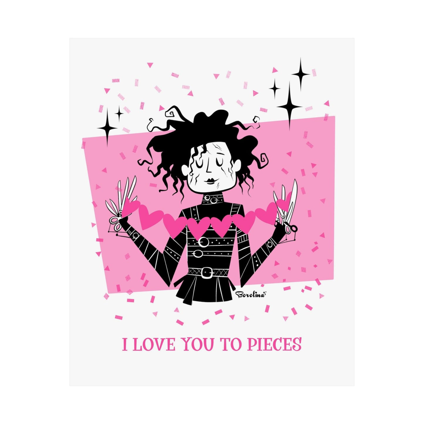 Edward, rectangular print