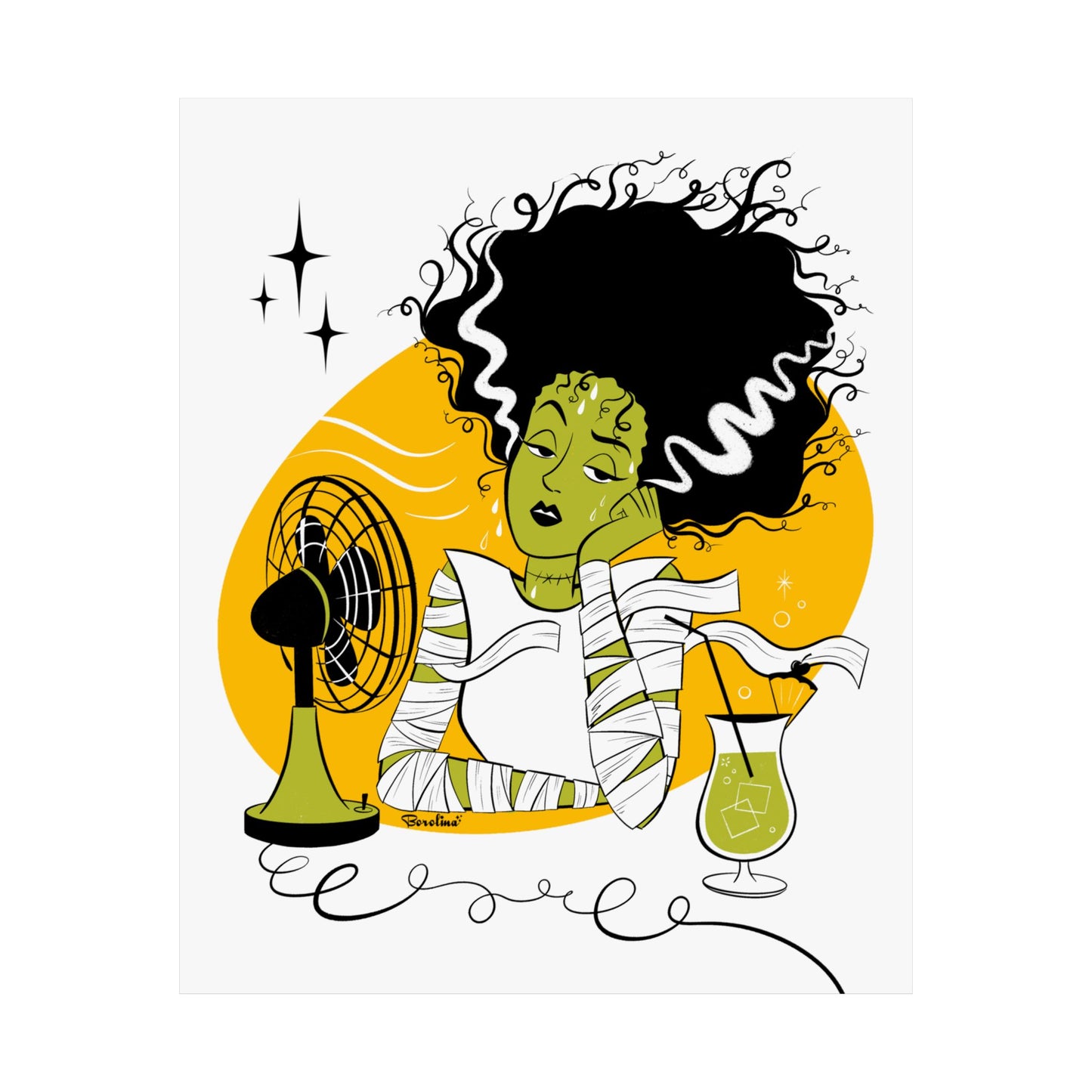 Spooky Bride, rectangular poster