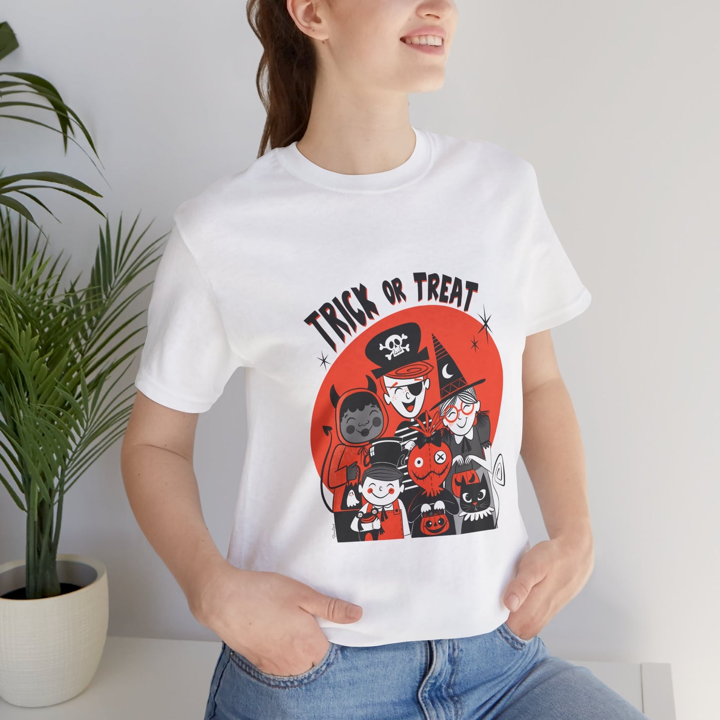Trick or Treat group, unisex t-shirt