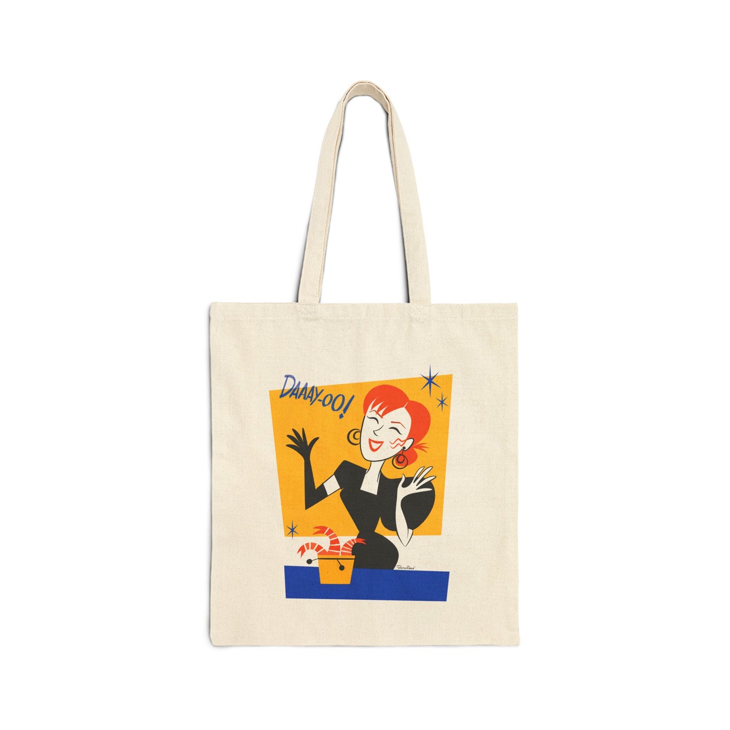 Delia Deetz; Tote Bag in natural or black