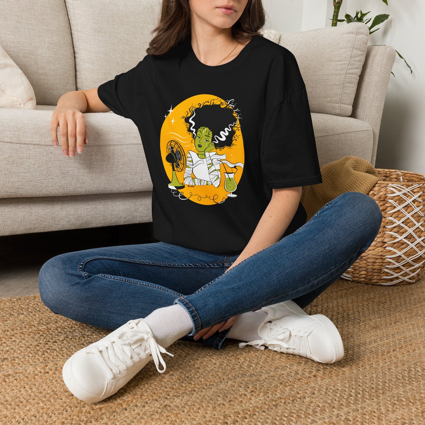 Spooky Bride, black unisex t-shirt