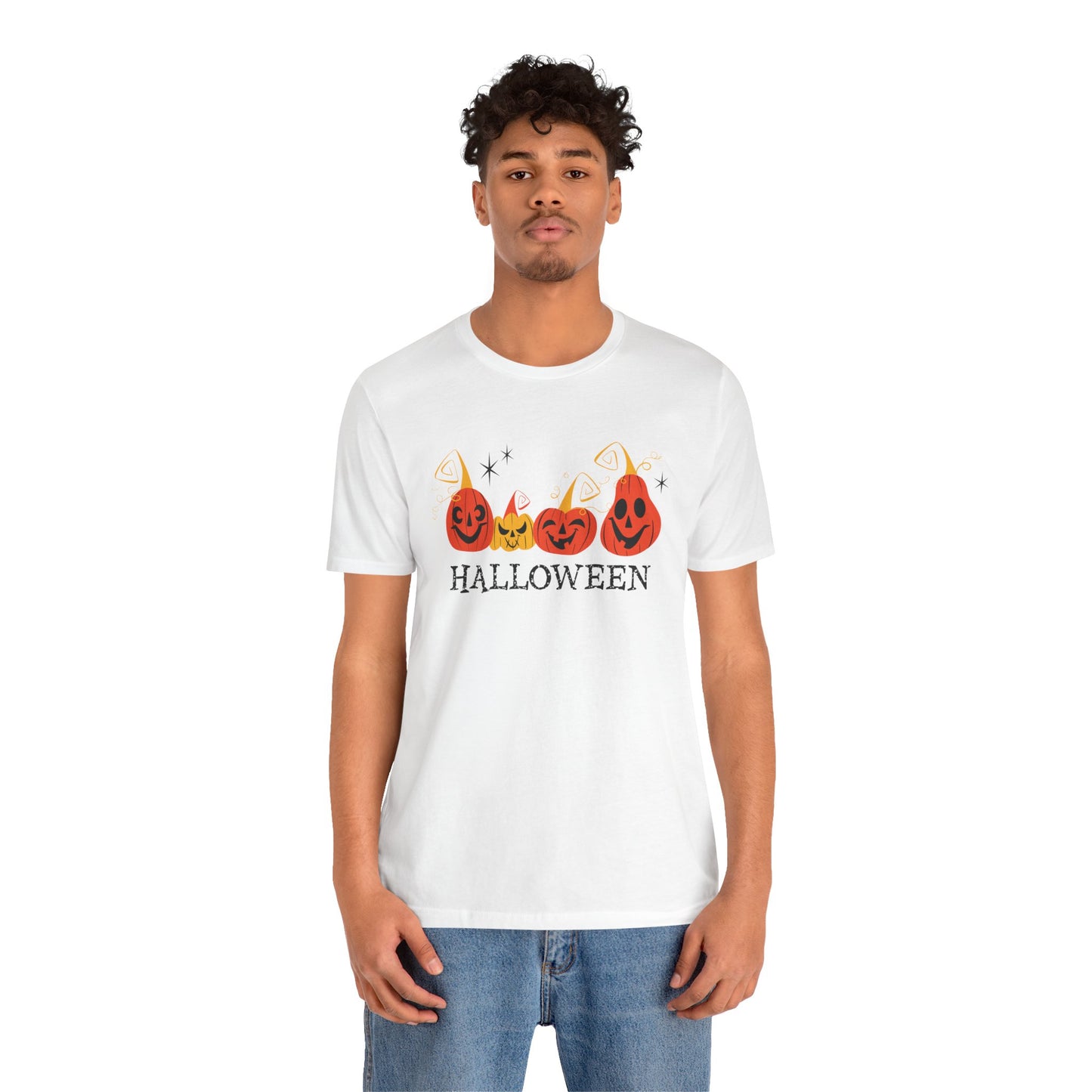 Halloween Pumpkins, white unisex t-shirt