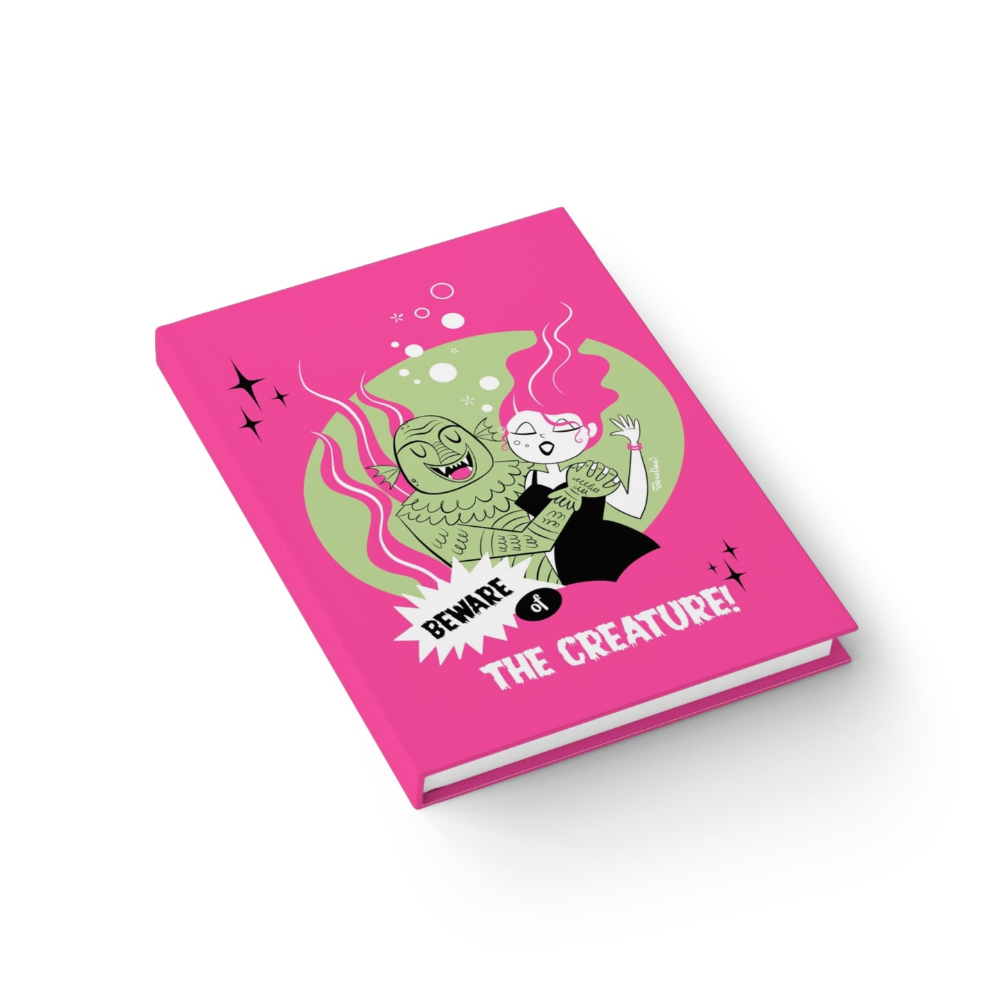 Creature and Pinup girl; Blank Journal
