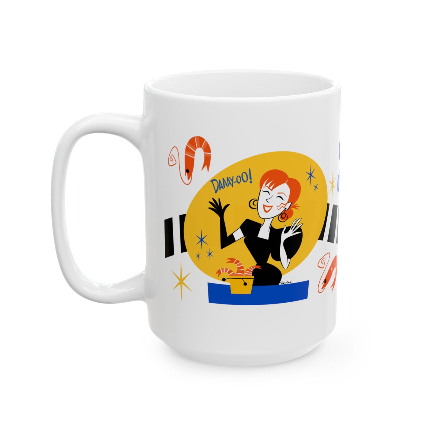 Delia Deetz Ceramic Mug  11oz/15oz